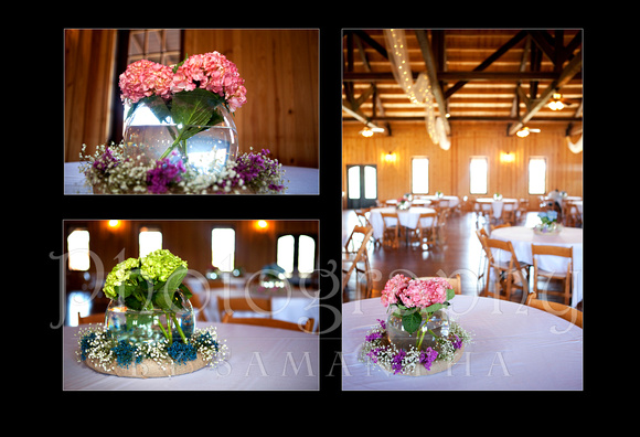 Wedding flowers and decor at Bella Springs